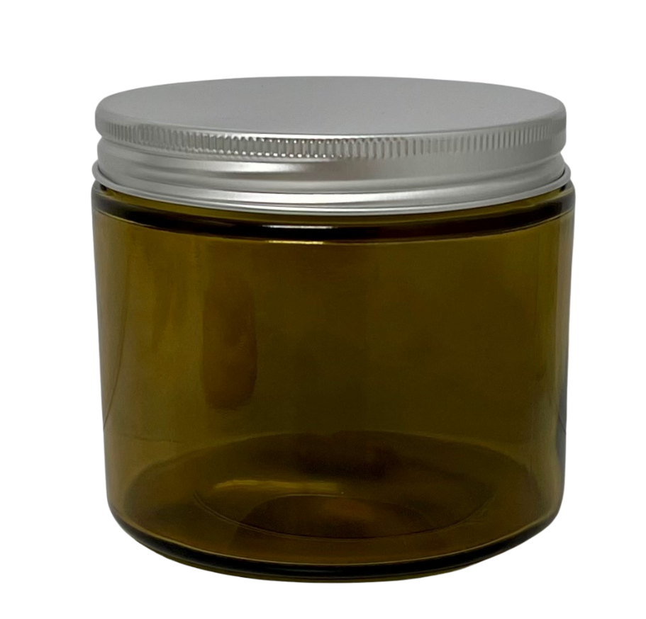 12 Ounce Salsa Type Translucent Gold Jar - LIDS SOLD SEPARATELY