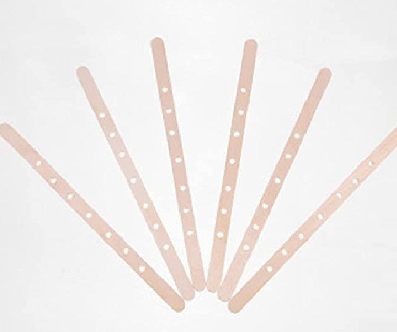 Easy Wick Centering - Set of 12 wooden sticks and pins