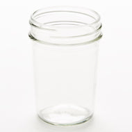 8 Ounce Smooth Sided Jelly Jar - sold by case of 12