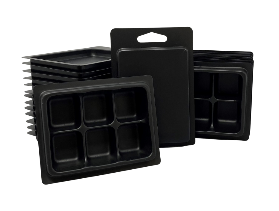 6 Cavity Clamshell Molds (Improved Version), For Wax Melts