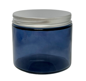 12 Ounce Salsa Type Translucent Black Jar - Choose from black, gold or silver lid