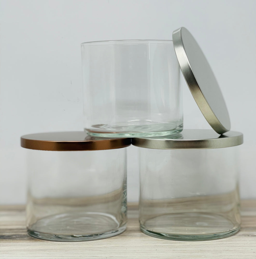 3 Wick 17 Ounce Tumbler WITH Smooth Copper  Lid - CASE OF 24