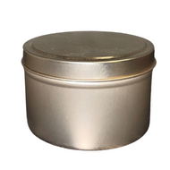 8 oz rose gold seamless tins - sold in case of 12