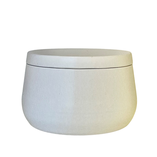 CLEARANCE SALE! Luxury Vessels - Beautiful Two Piece 8 oz Seamless White Tins - sold in case of 12 or 48