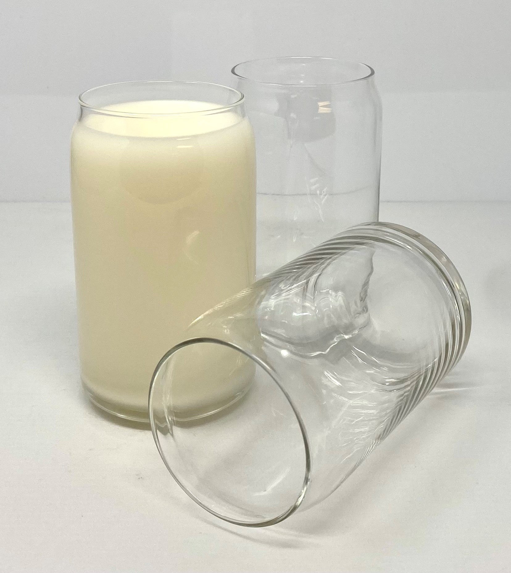 16 Ounce Libbey Beer Can Shaped Glass Jar - case of 24 – CJ Candle