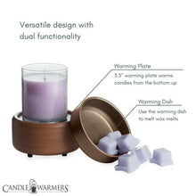 Load image into Gallery viewer, 3 Ct Case of 2 in 1 Classic Fragrance Warmer in Pewter and Walnut
