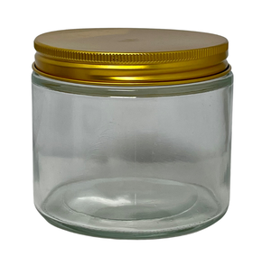 12 oz Amber Salsa Jar w/Lid