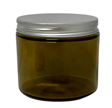 Load image into Gallery viewer, 12 Ounce Salsa Type Translucent Gold Jar - Choose from black, gold or silver lid
