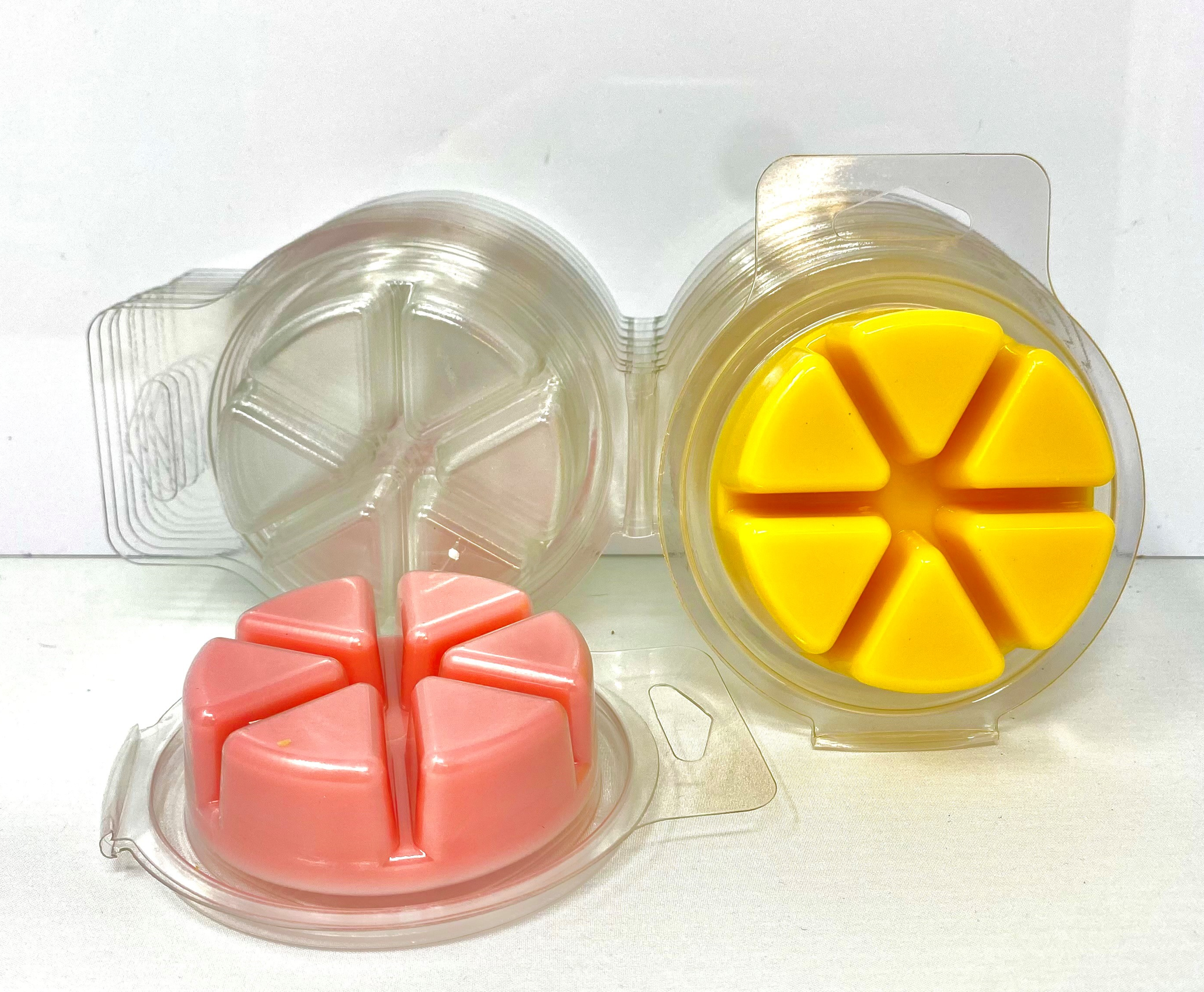 Round Wax Melt Containers Clamshell Molds - Manufacturer