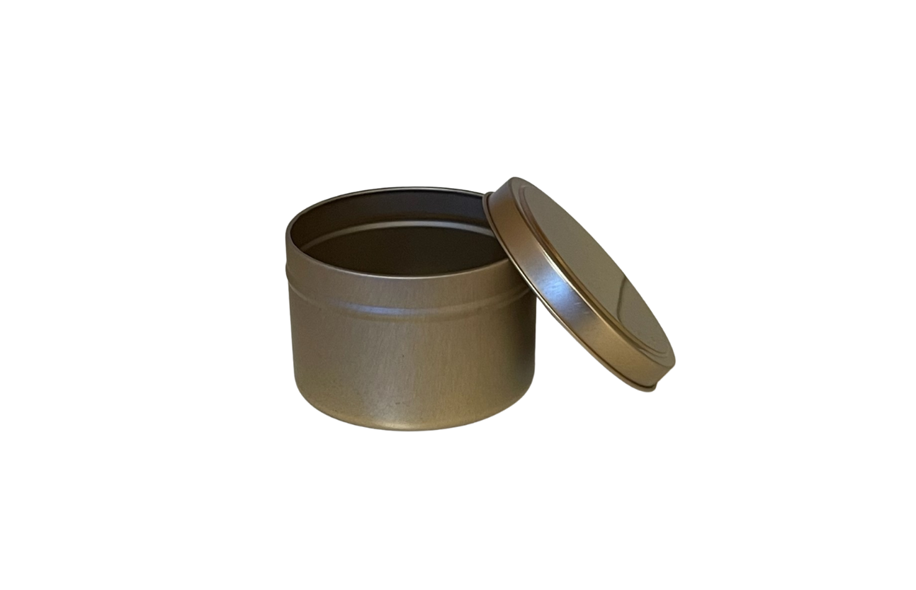 CLEARANCE SALE! 8 oz rose gold seamless tins - sold in case of 12